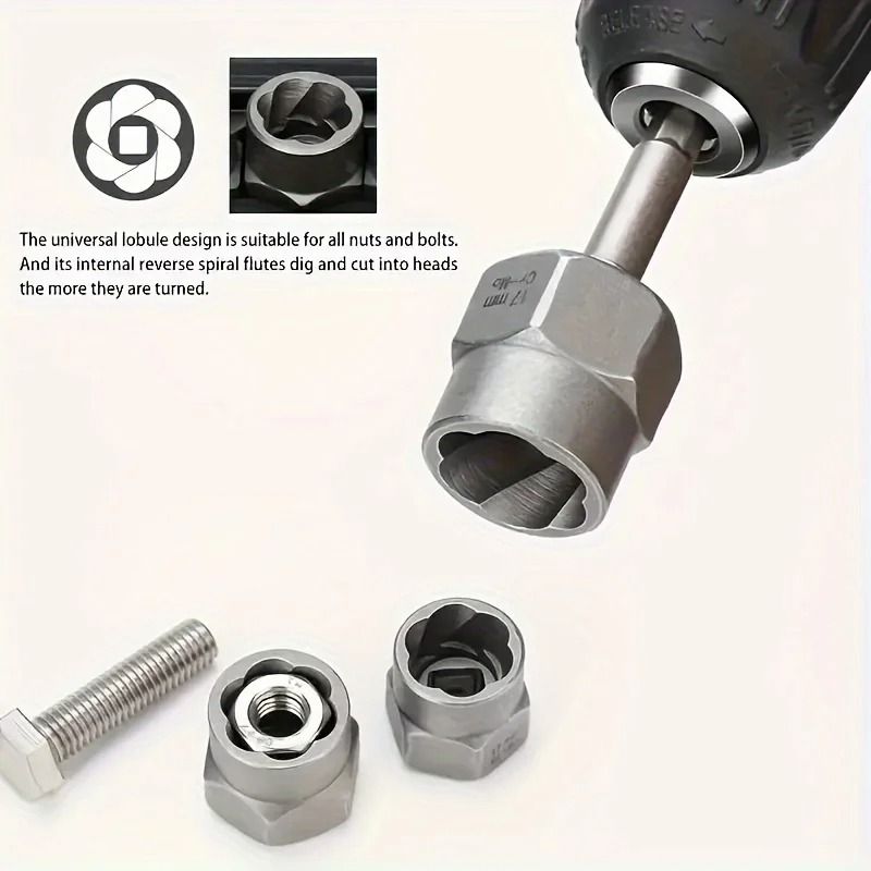 Precision HeavyDuty Nut Bolt Extractor Master System 4