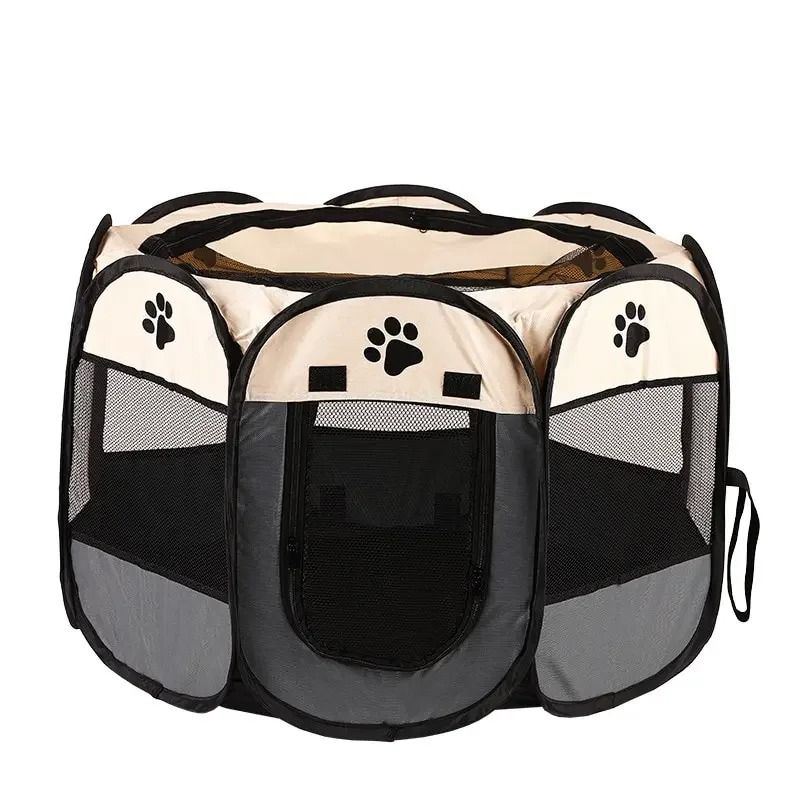 HorizonGate Octagonal Portable Pet Playpen 7