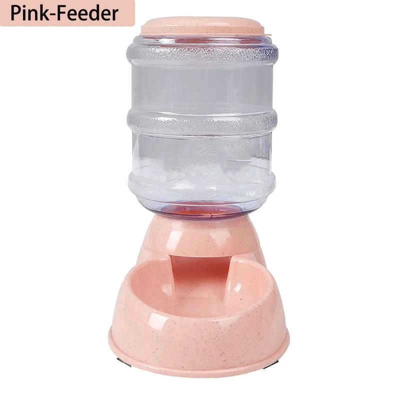 Automatic Gravity Pet Feeder Waterer Set 6