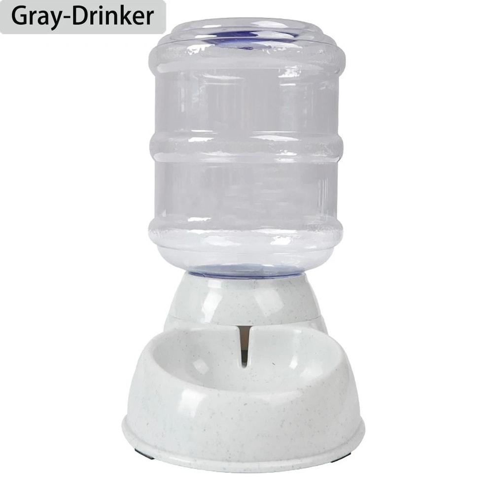 Automatic Gravity Pet Feeder Waterer Set 7