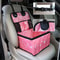 Portable NonSlip Pet Travel Booster Seat With Integrated Storage Pockets 2