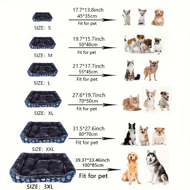 Plush Orthopedic Pet Sofa Bed And Crate Mat 1
