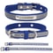 Custom Engraved Reflective PU Leather Pet Collar 3