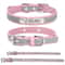 Custom Engraved Reflective PU Leather Pet Collar 10