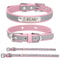 Custom Engraved Reflective PU Leather Pet Collar 10