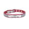 Custom Engraved Reflective PU Leather Pet Collar 8