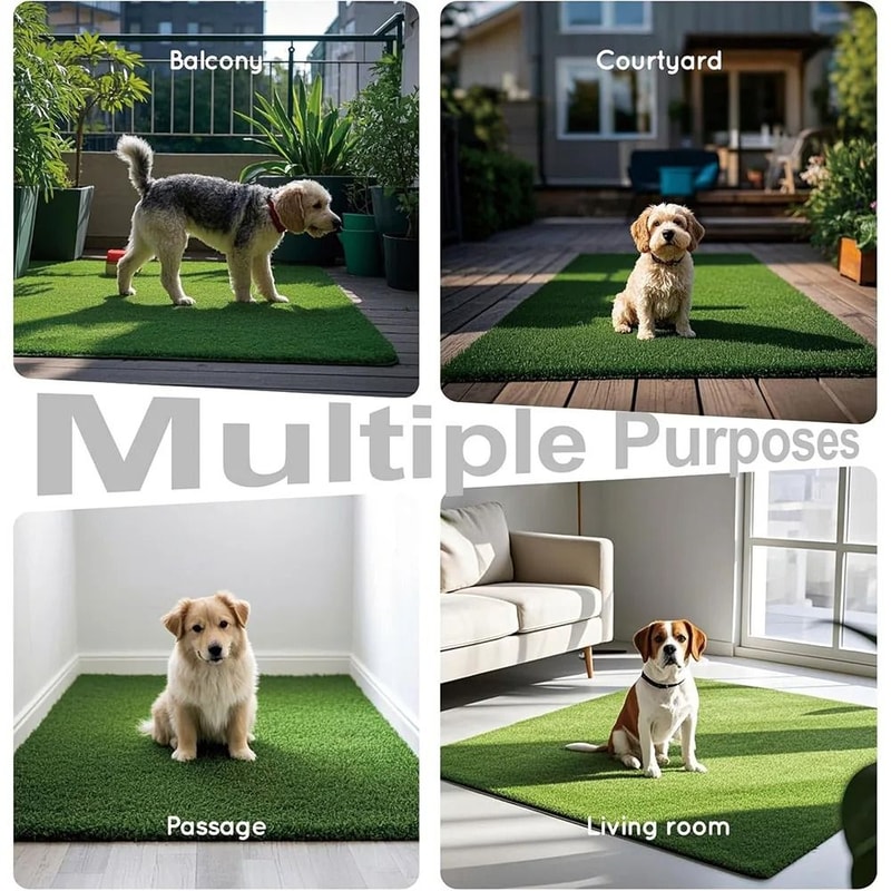 Reusable Artificial Grass Dog Training Mat 3