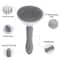 SelfCleaning Stainless Steel Pet Grooming Slicker Brush 4