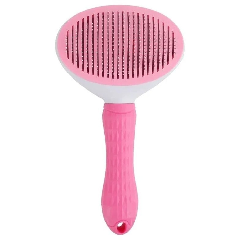 SelfCleaning Stainless Steel Pet Grooming Slicker Brush 6