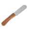 Stainless Steel Pet Stripping Knife With Ergonomic Wooden Handle 2