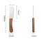 Stainless Steel Pet Stripping Knife With Ergonomic Wooden Handle 5