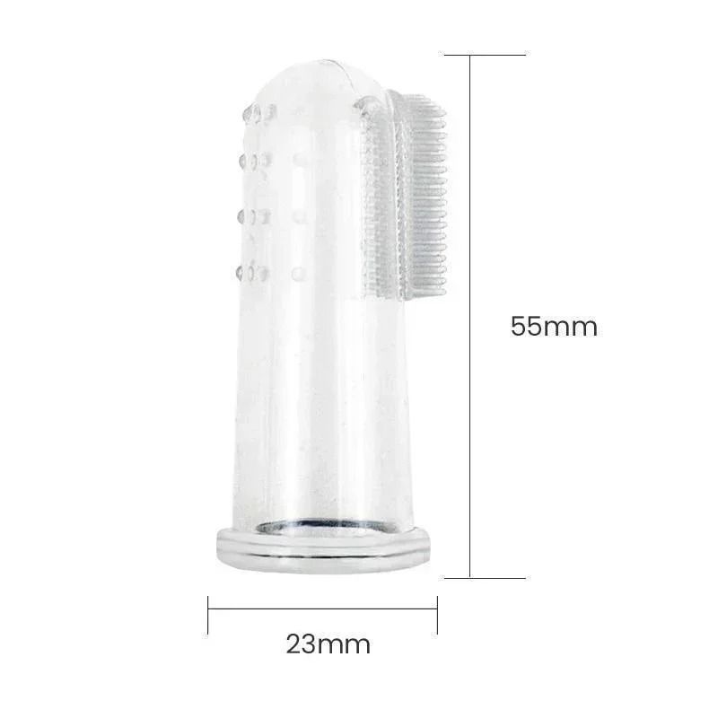 Super Soft Silicone Pet Finger Toothbrush Set 5Pack 1