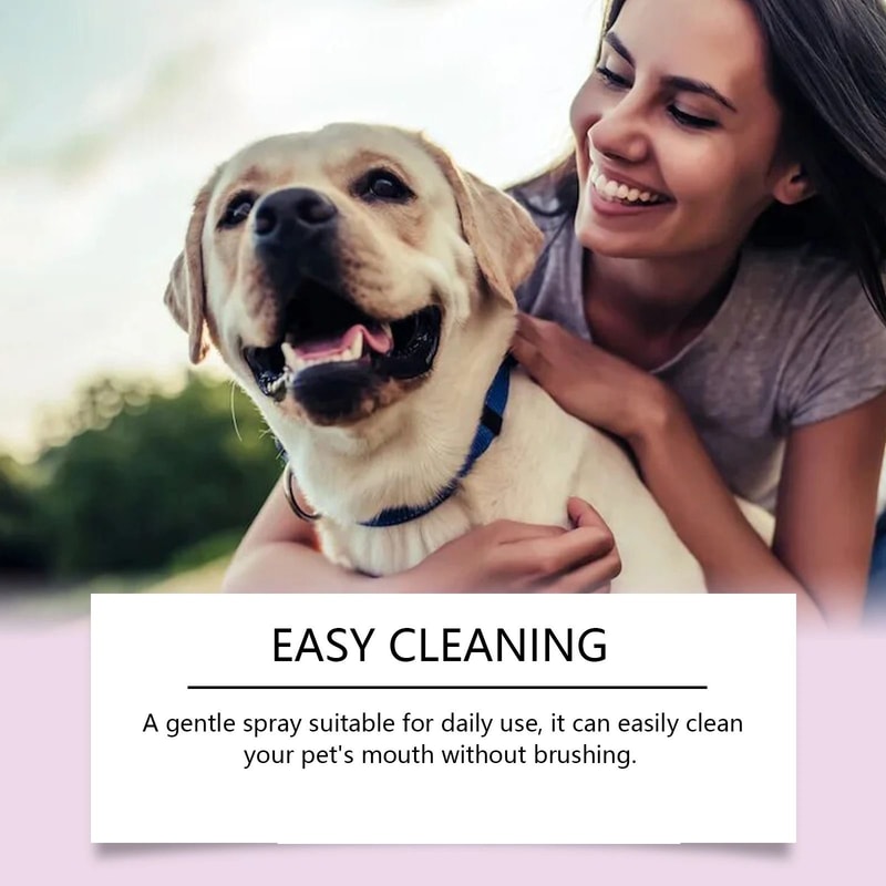 Hypoallergenic Tartar Dissolving Pet Dental Spray 3