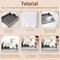 Flat Mesh Dog Potty Tray With Pee Pad Fixation 2
