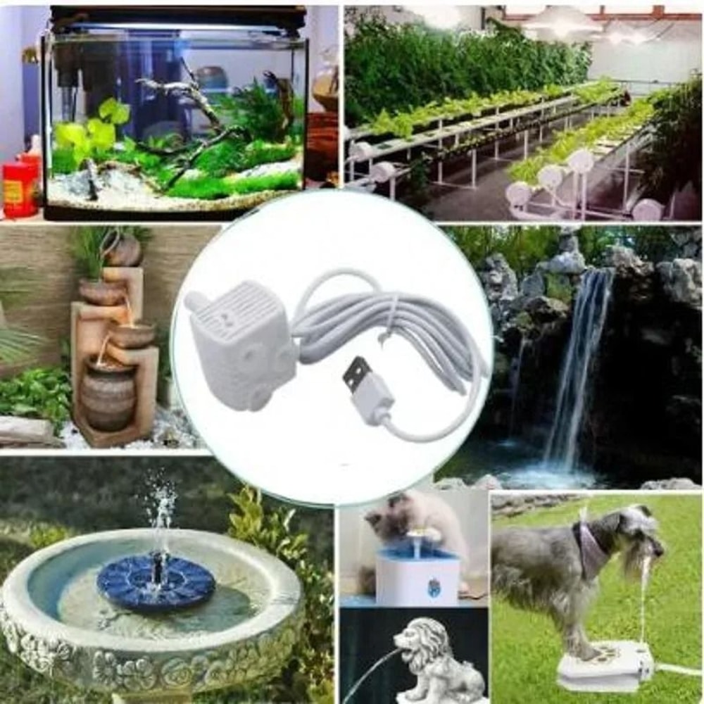 UltraQuiet Water Fountain Replacement Pump With AntiDry Burn Protection 5