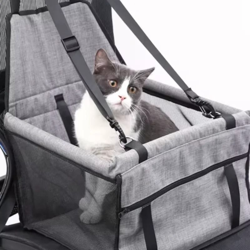 2in1 Foldable Pet Car Seat Safety Hammock 1