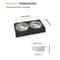 Premium Adjustable Elevated Dog Feeder 4