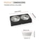 Premium Adjustable Elevated Dog Feeder 4