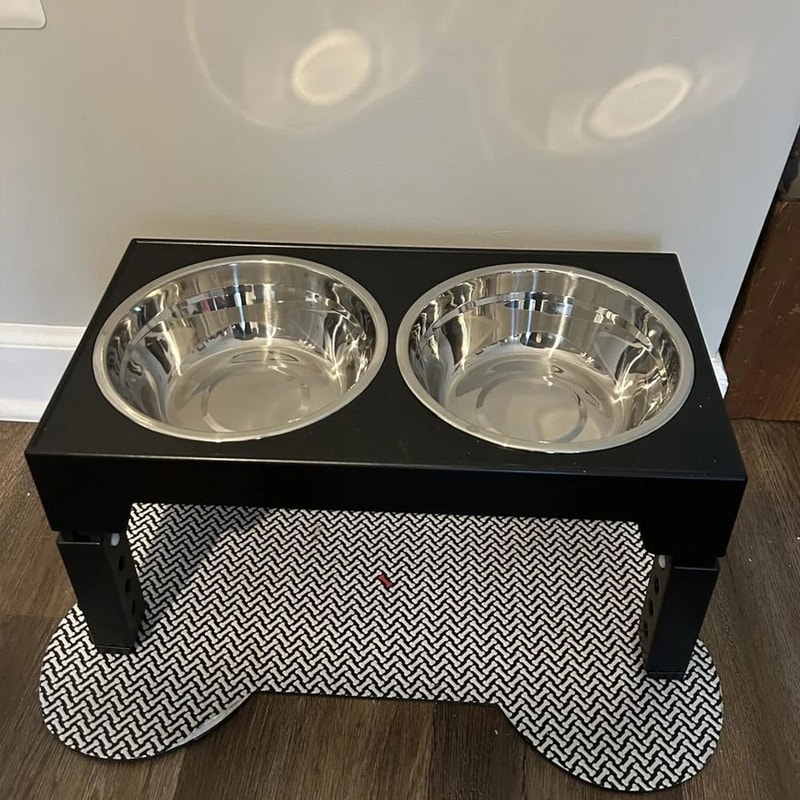 Premium Adjustable Elevated Dog Feeder 5