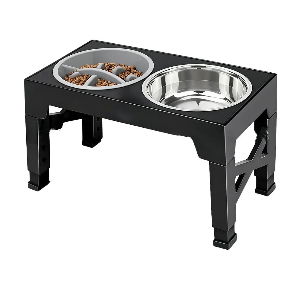 Premium Adjustable Elevated Dog Feeder 7