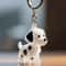 Pet Keepsake Hair Storage Keychain Pendant 12