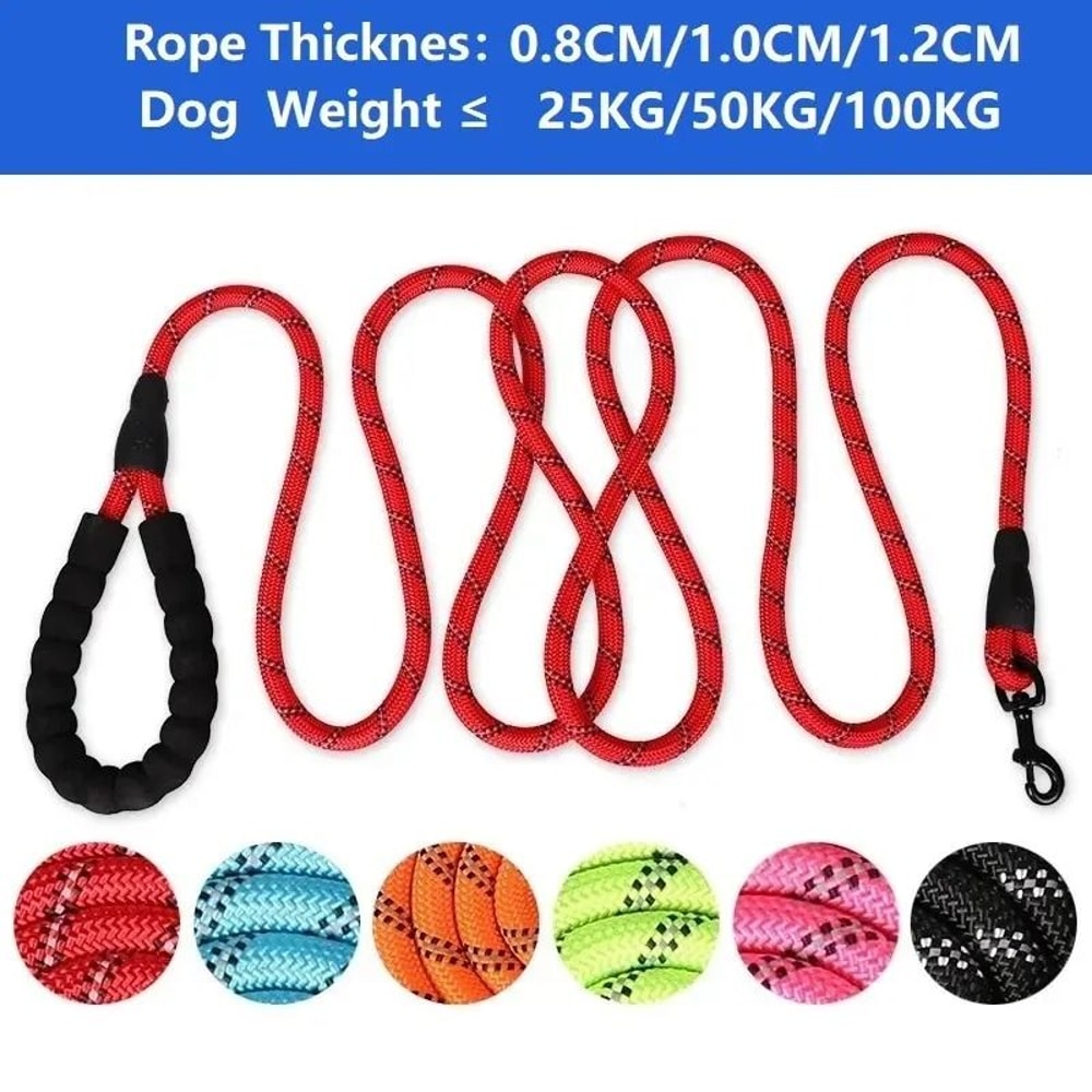 Reinforced HeavyDuty Dog Leash With SoftPadded Handle 3