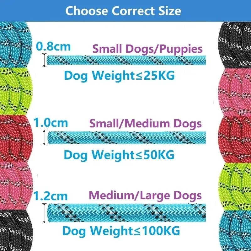 Reinforced HeavyDuty Dog Leash With SoftPadded Handle 4