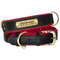 Customized Padded PU Leather Nameplate Collar 7