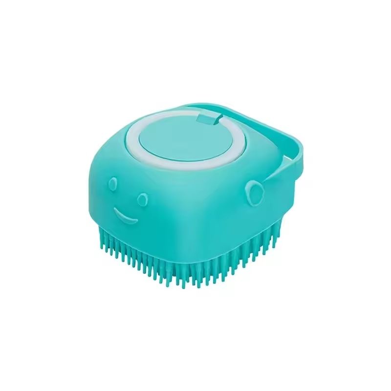 2in1 Silicone Massage Shampoo Dispensing Shower Brush 7