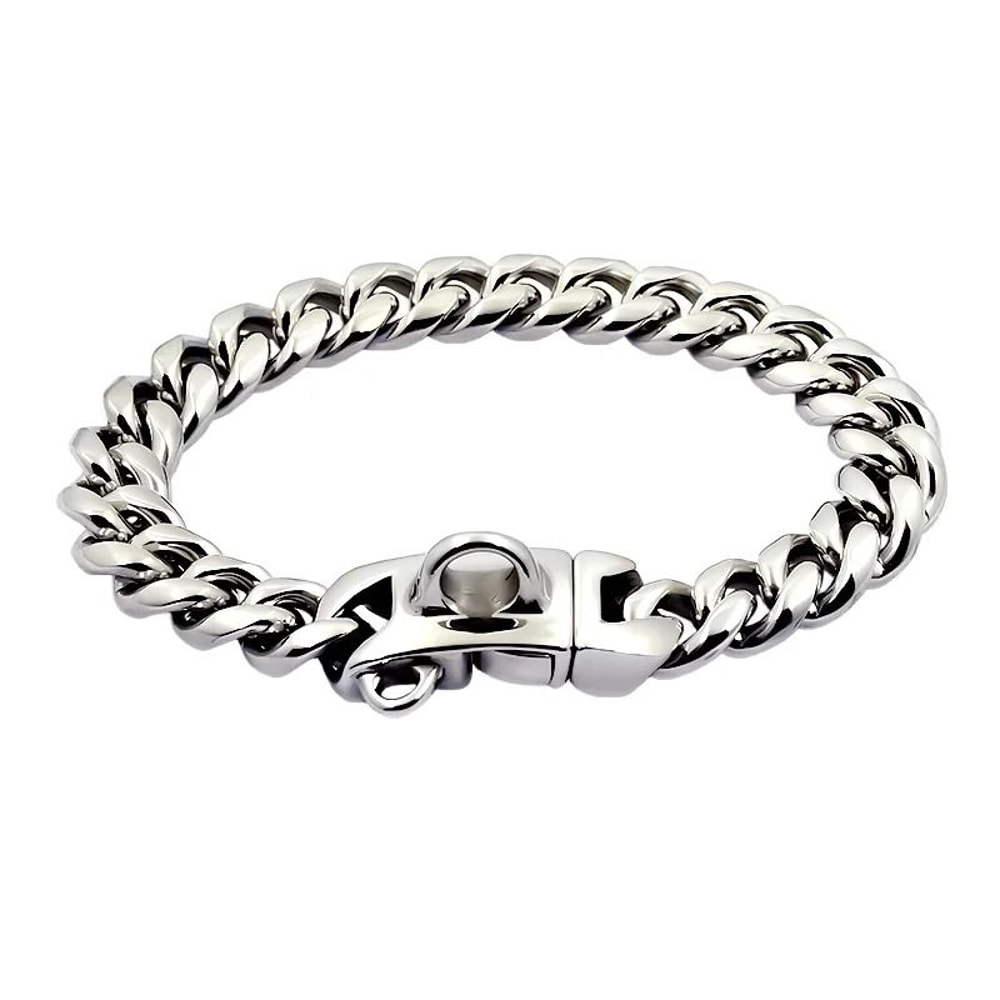 Luxury 14mm Gold Cuban Link Chain Dog Collar 6