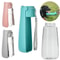 Portable Outdoor 550ml Pet Water Bottle With Integrated Bowl 0