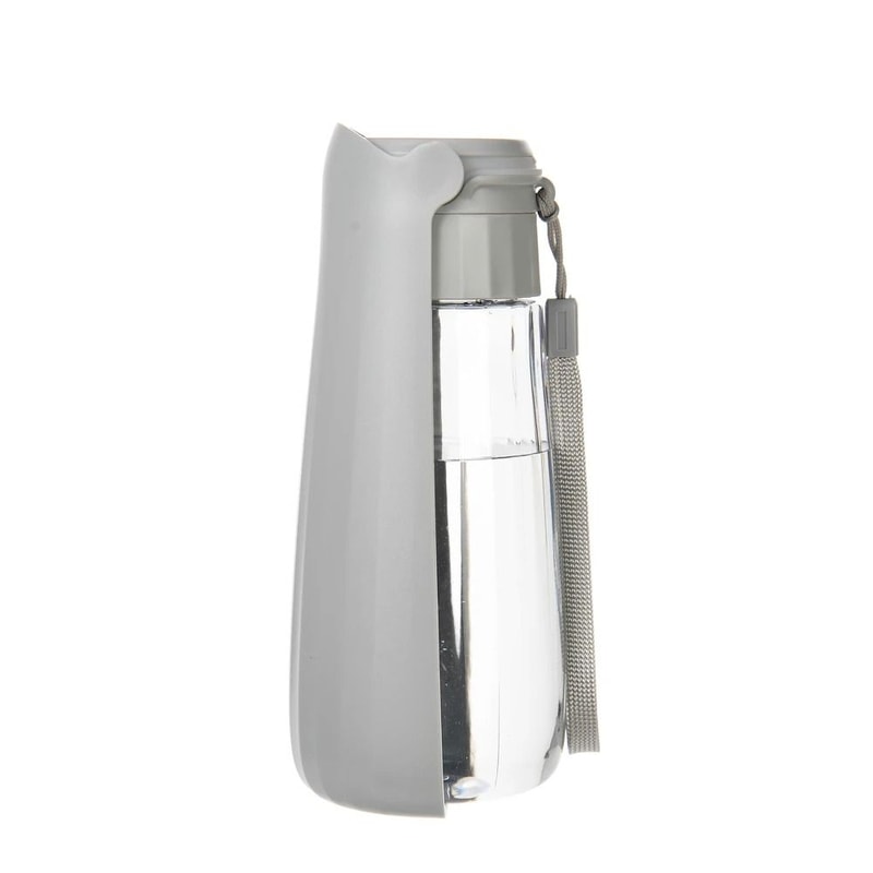 Portable Outdoor 550ml Pet Water Bottle With Integrated Bowl 6
