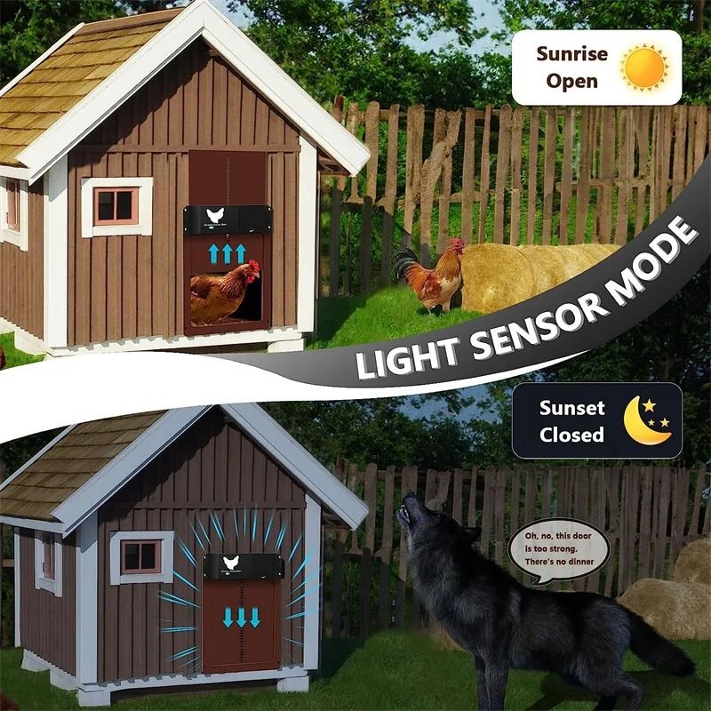 Automatic LightSensing Chicken Coop Door 4