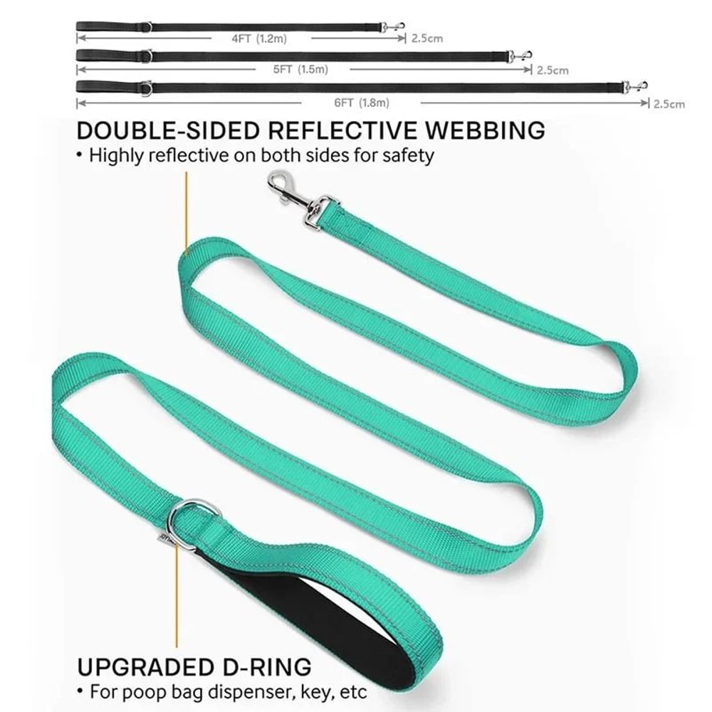 HighVisibility Reflective Training Walking Leash 5