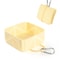Geometric Soft Silicone Square Pet Bowl 8