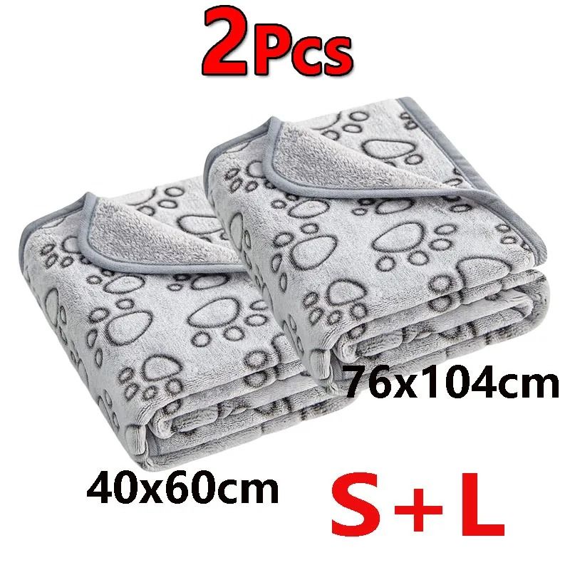 Premium UltraSoft Fluffy Pet Blanket 2Pack 10