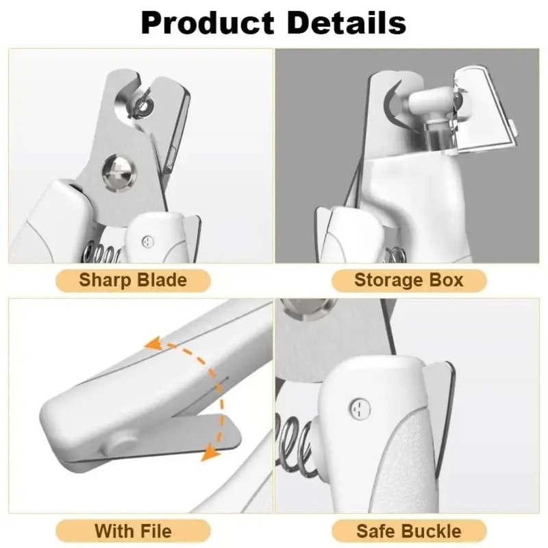 Professional LED Pet Nail Clippers With Bloodline Illumination 4
