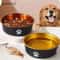 Premium CopperPlated Stainless Steel Designer Pet Bowl 0