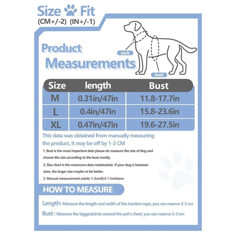 Adjustable StepIn Comfort Harness Leash Set 5