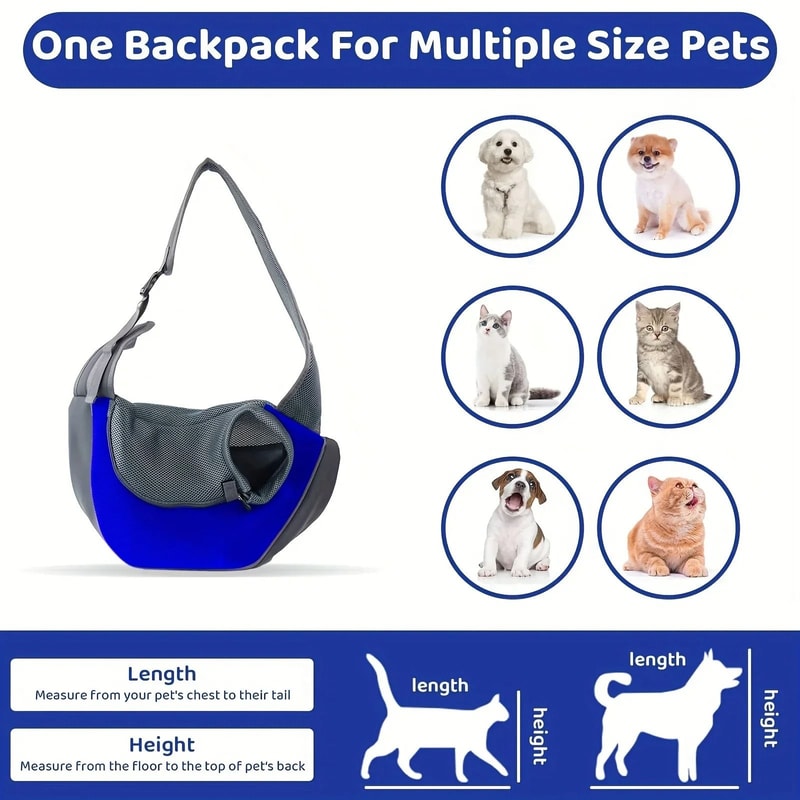 Breathable Mesh Pet Travel Sling Carrier 5