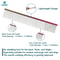 OITABI Deluxe Gradient Pointed Tail Styling Comb 4