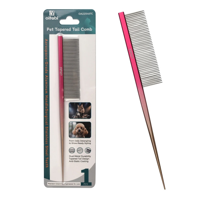 OITABI Deluxe Gradient Pointed Tail Styling Comb 7