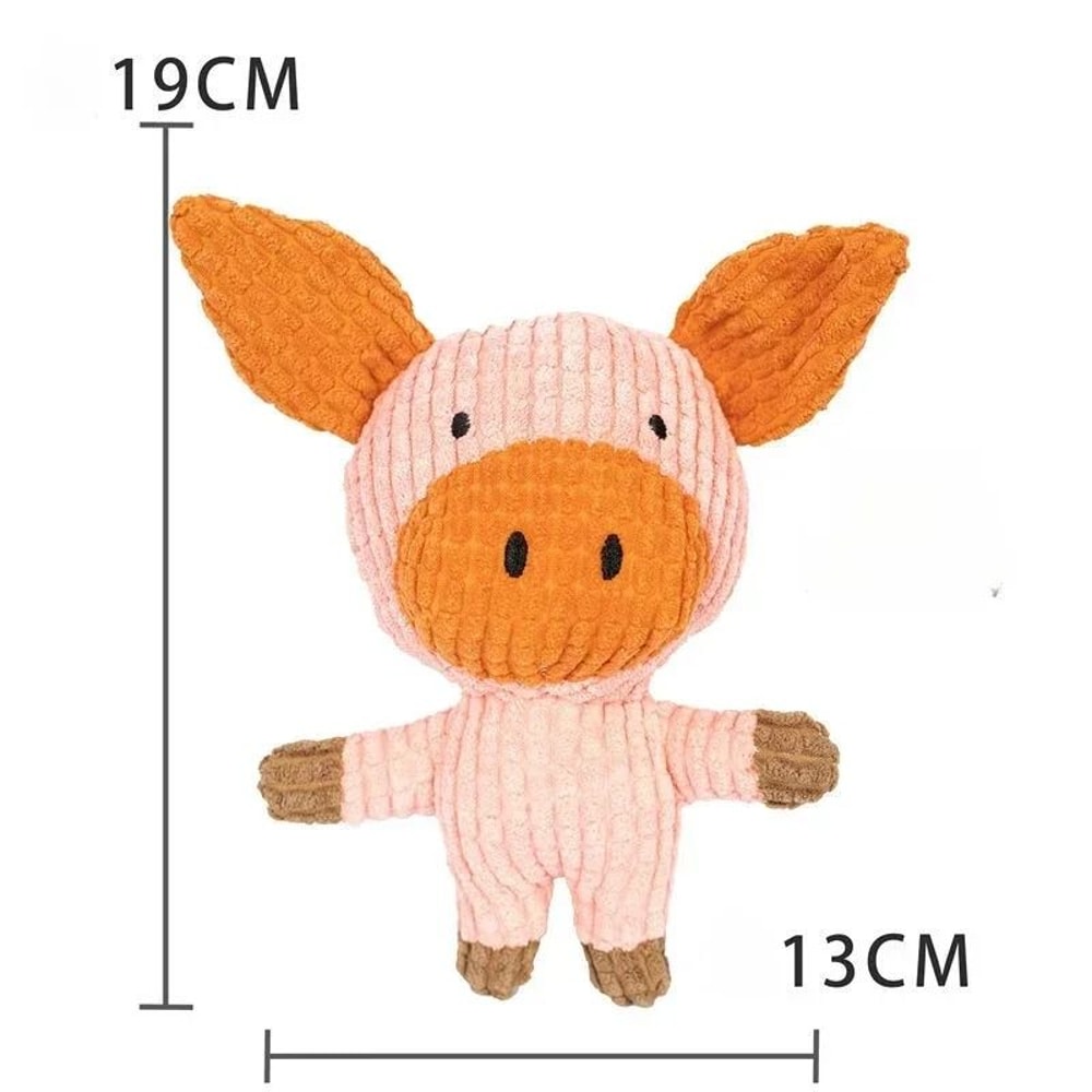 Soft Plush Interactive Squeaky Companion 5