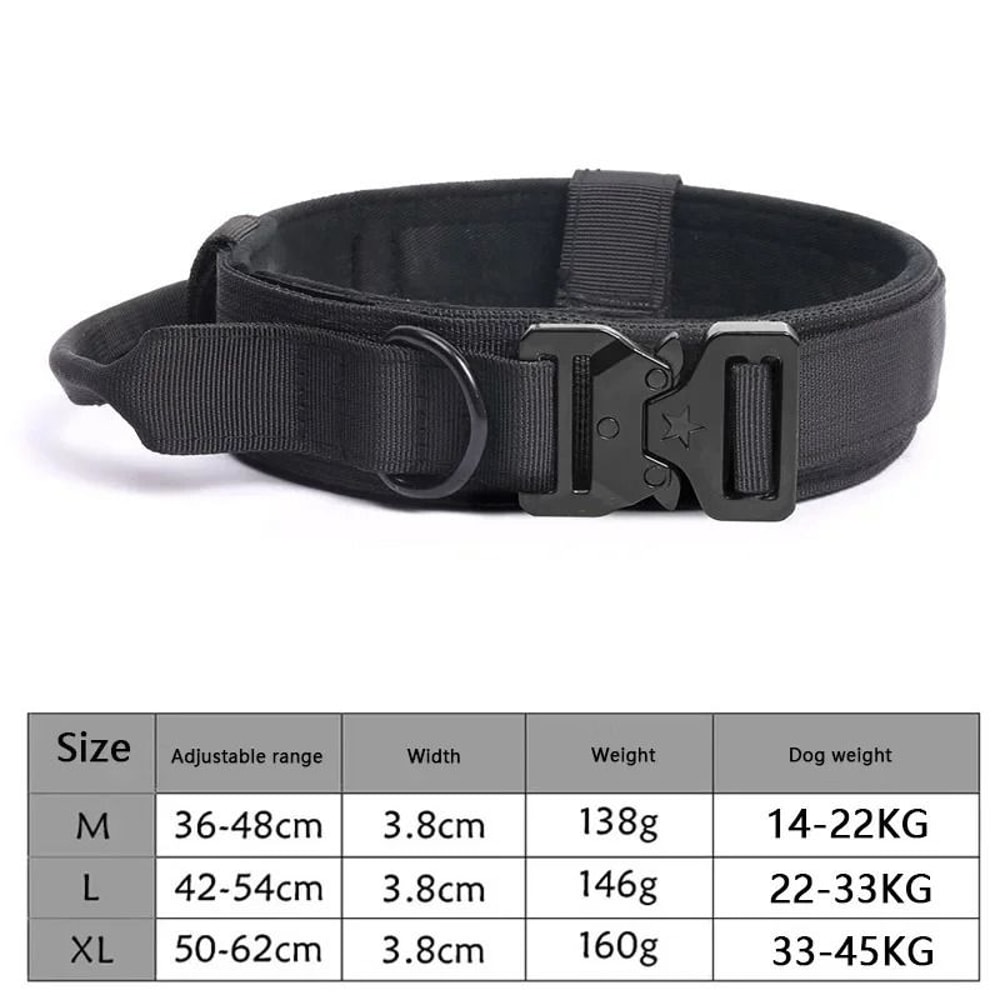 HeavyDuty Tactical Collar Bungee Leash Set 9