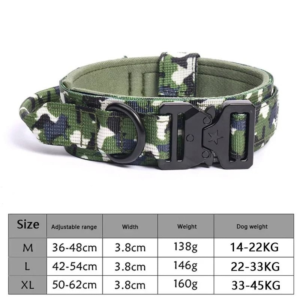HeavyDuty Tactical Collar Bungee Leash Set 11