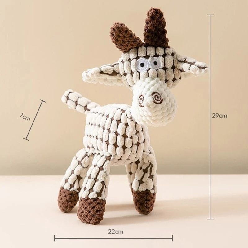 Pineapple Grid Plush Rope Interactive Toy 7