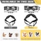 SoftFrame Precision UV Pet Goggles 4