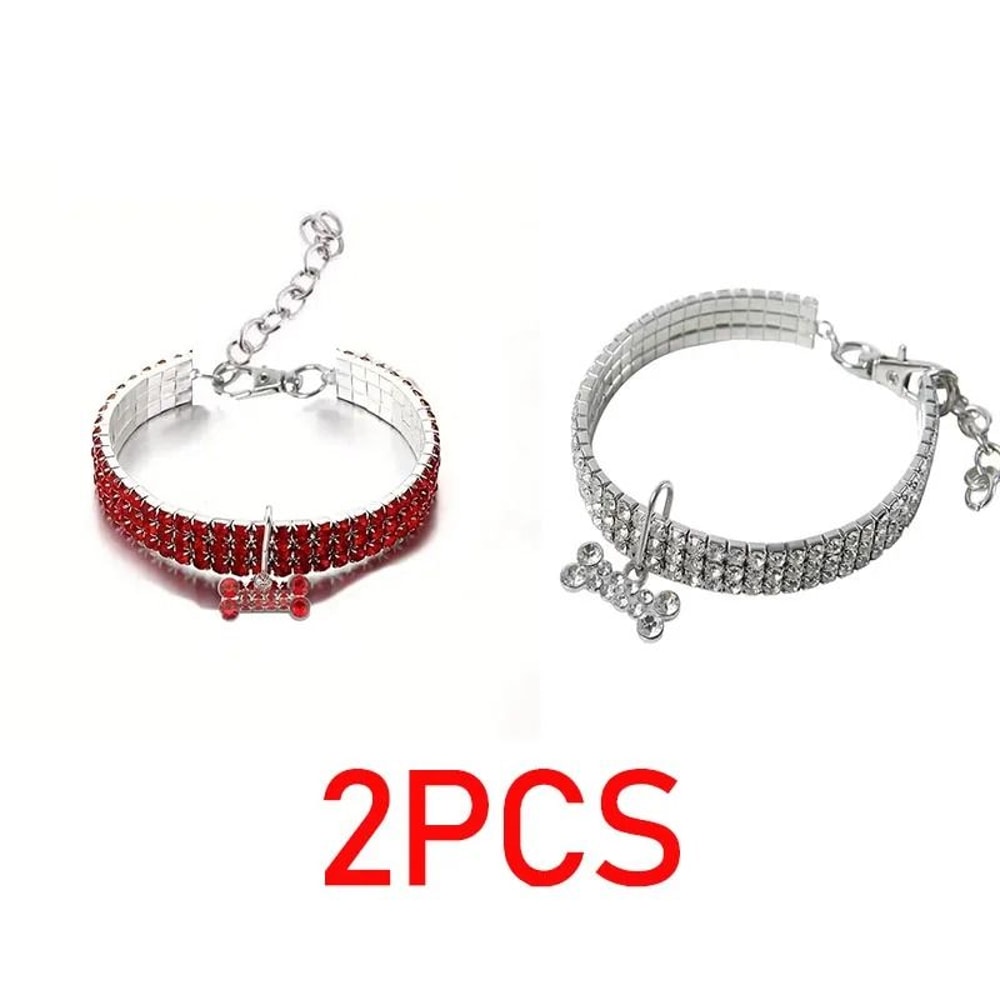 Luxe Crystal Rhinestone Pet Jewelry Collar 11