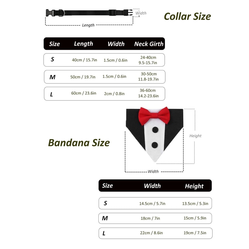 Sucado Distinguished Gentleman Wedding Bandana Collar 1