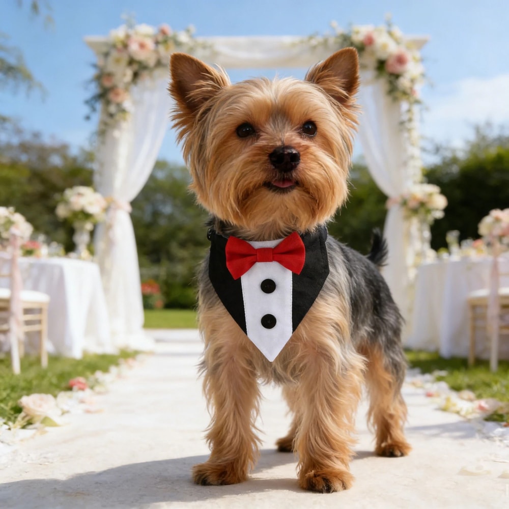 Sucado Distinguished Gentleman Wedding Bandana Collar 5